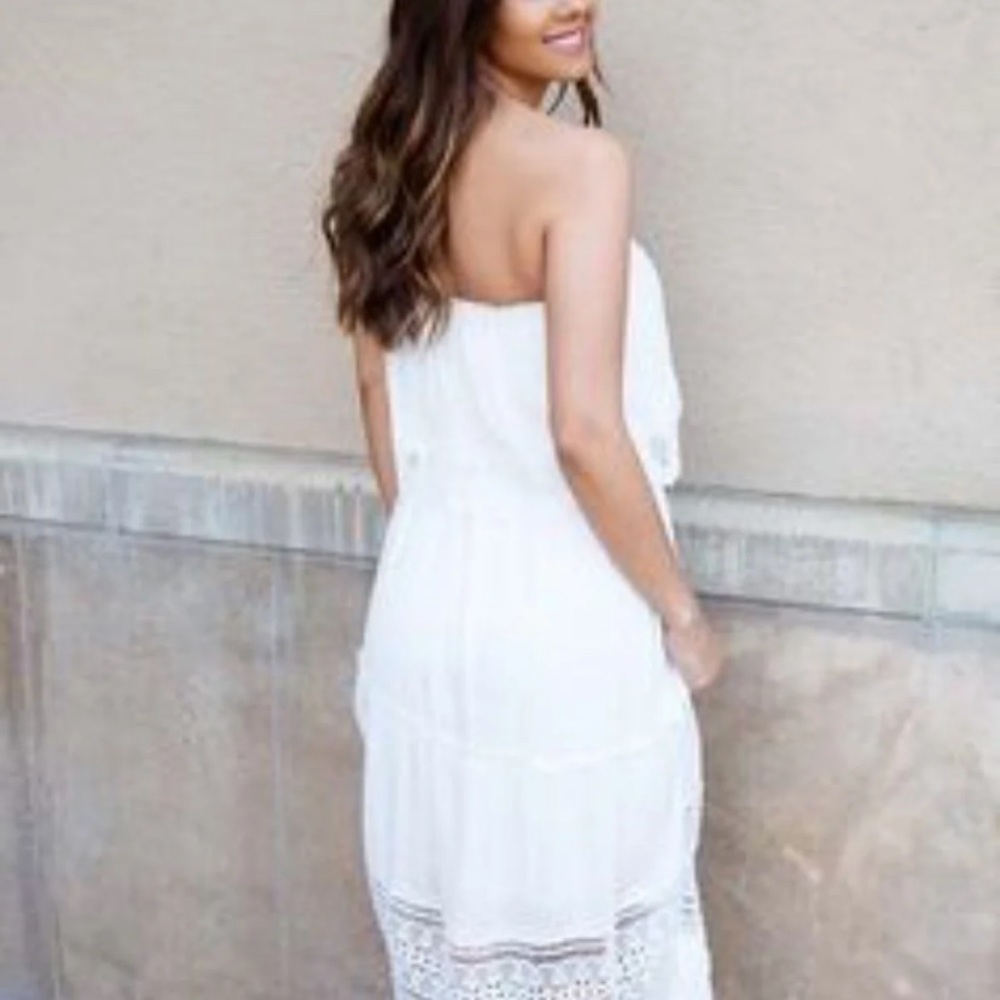 Limelush white maxi dress